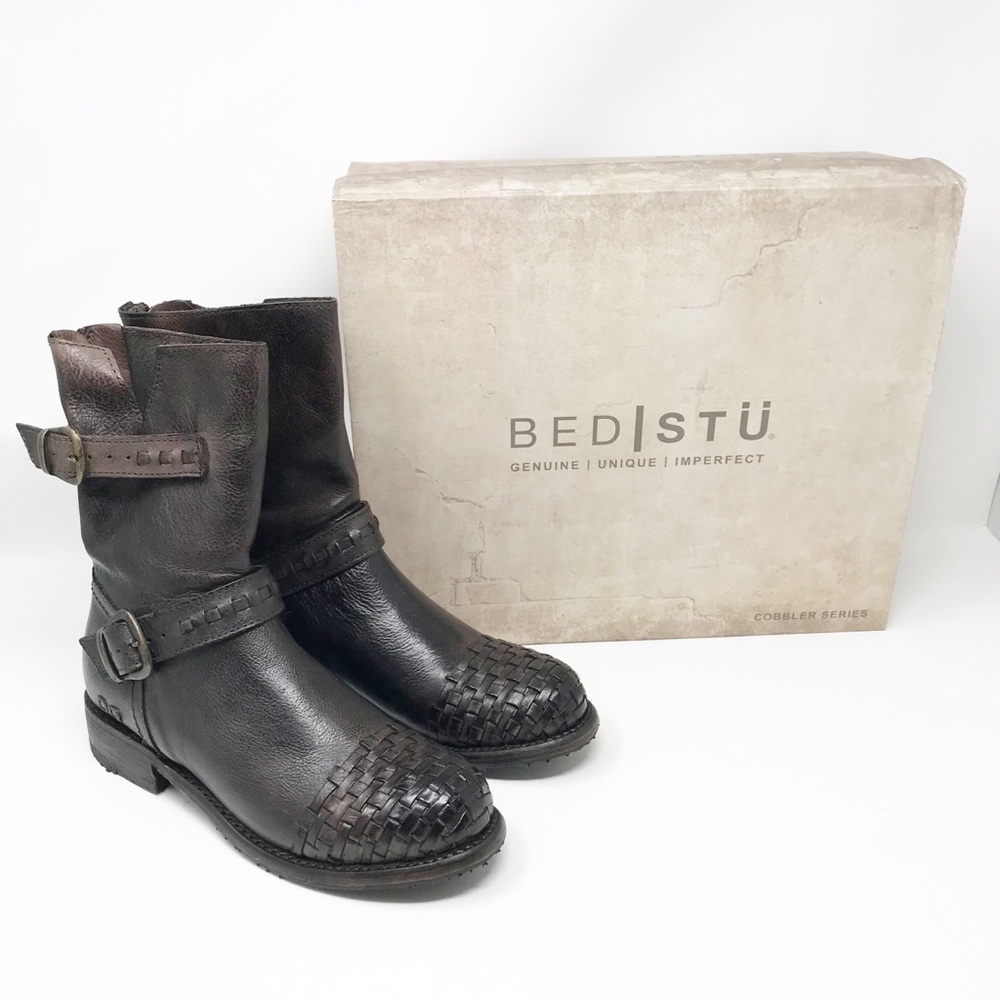 NEW Bed Stu Ashwell Woven Boots Size 6